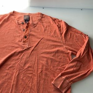 Lucky Brand Long Sleeve 3 Button Slub Henley w/ Embroidered Placket Sz. XXL